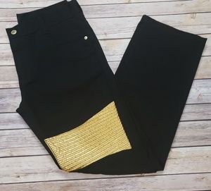 NWOT Black Mens straight leg jeans 38×34